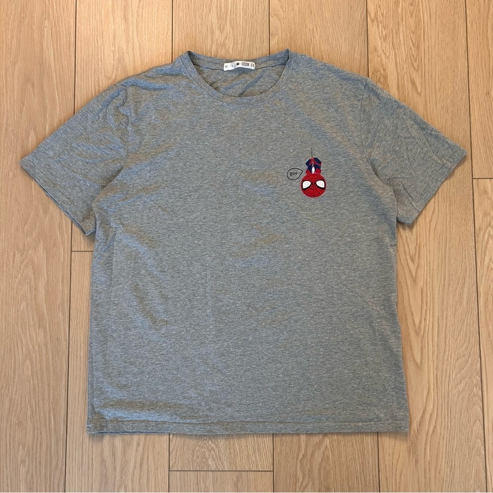 Zara Men's MARVEL Spider-Man Grey T-Shirt Size L